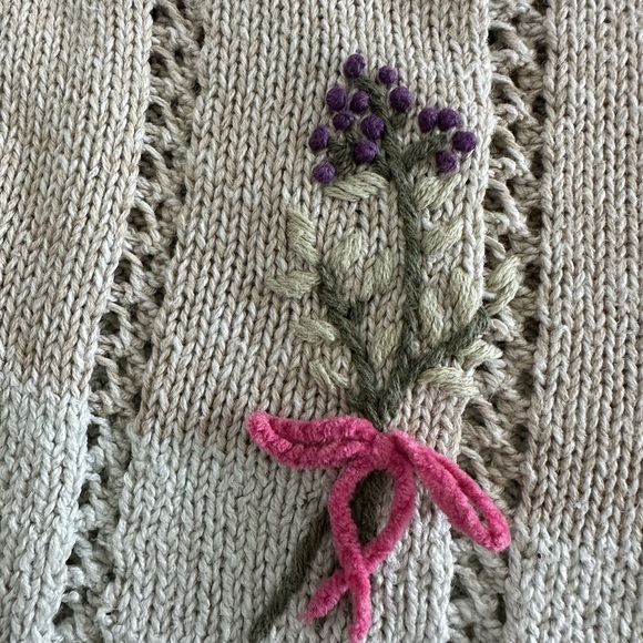 Mandal Bay Pastel Embroidered Cardigan - Picture 6 of 7